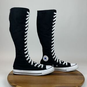 Womens Converse All Star XXHi High Top Black Casual Lace‎ Up Sneakers Size 6 M